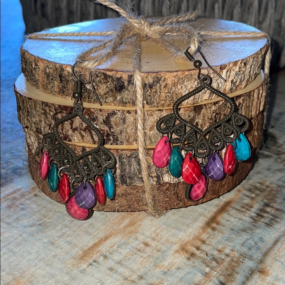 Muti chandelier earrings